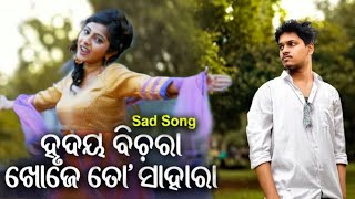 Hrudaya Bichara Khoje To Sahara  Odia Music Video  Sad Song 🥺 [upl. by Edrahc642]