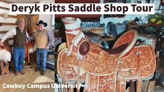 Deryk Pitts Pitsy Renowned Saddle Maker Shows Us Around His Saddle Shop [upl. by Morey]