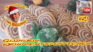 Glühwein Weihnachtsplätzchen  Weihnachten  Mazu Backt  54  Uwe Mazulewski  Tutorial [upl. by Zoha]