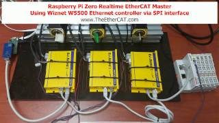 Raspberry Pi Zero  Xenomai  Realtime EtherCAT Master  httpwwwsimplerobotnet [upl. by Nett]