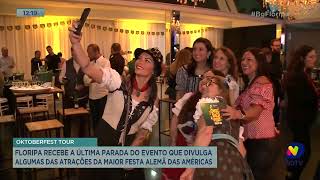 Oktoberfest Tour Florianópolis recebe evento que divulga as atrações da maior festa alemã [upl. by Handel]