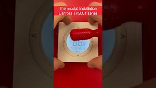 Thermostat Danfoss TP5001 Installation danfoss electrical thermostats [upl. by Nylirrehs414]