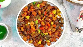 How to cook Gizdodo Delicious Gizdodo recipe  Gizzard and Plantain in sauce [upl. by Kareem]