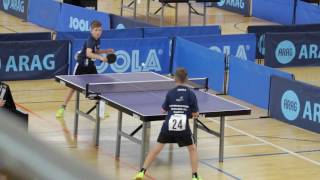 Tischtennis Bundesfinale der mini Meisterschaften 2016 Rosenheim Vorrunde [upl. by Meghann]