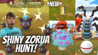 ✨Shiny Zorua and Shiny Spiritomb Hunt Morpeko and More in Pokemon Go✨LIVE [upl. by Enetsirk46]