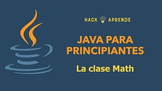 Java para principiantes  La clase Math [upl. by Sibyls]