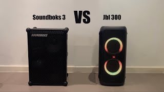 Soundboks 3 VS Jbl Partybox 300 [upl. by Rowell]