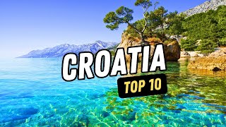 10 Best Places to Visit in Croatia 🇭🇷  4k Travel Guide [upl. by Susanetta]