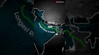 😦 Smallest River of India  Unknown Facts about Rivers of India facts shorts [upl. by Eliathas]