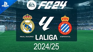 FC 24  Real Madrid vs Espanyol  La Liga 2425  PS5 Full Match [upl. by Bordiuk669]