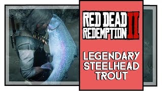 Legendary Steelhead Trout Location amp Catch Guide RDR2 [upl. by Cormack]