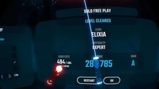 Beat Saber Elixia FULL COMBO expert [upl. by Eslek]