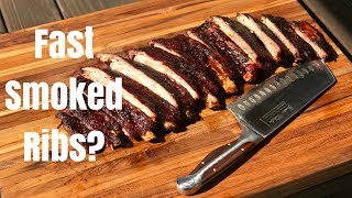 Hot and Fast St Louis Ribs  How to smoke ribs in half the time [upl. by Dwight]