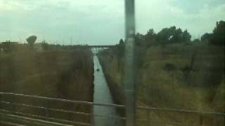 Crossing the Corinth Canal [upl. by Robaina]