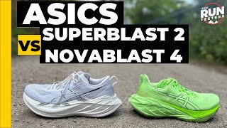 Asics Superblast 2 vs Novablast 4 Best Asics daily trainers compared [upl. by Coco]