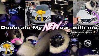 DECORATE MY FIRST CAR WITH ME  Car T☆ur 2023  boujee edition amazon haul deep clean etc [upl. by Glenda]