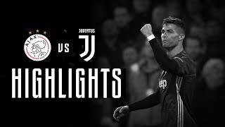 HIGHLIGHTS Ajax vs Juventus  11  Ronaldo header earns draw in Amsterdam [upl. by Davilman]