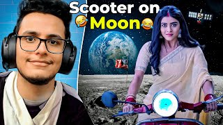 She Went to Moon on Scooter😂 Indian TV Serials are so Stupid [upl. by Ainevul]