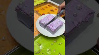 🥰 Satisfying with delicious grass milk pudding 🥳 food satisfying satisfyingvideo [upl. by Ahsenek438]