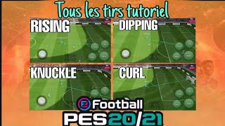 Pes 2021  TOUS LES TIRS TUTORIEL classic control [upl. by Mccoy]