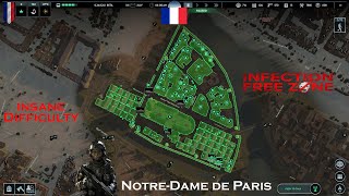 How To Survive A Zombie Apocalypse For 100 Days In The Notre Dame de Paris In Infection Free Zone [upl. by Ytirahc]