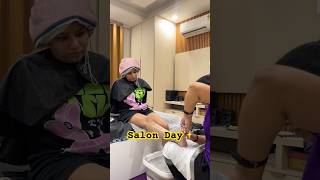 Salon Day✨ youtubeshorts shorts minivlog [upl. by Philomena540]