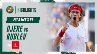 Rublev vs Djere Round 1 Highlights  RolandGarros 2023 [upl. by Henn]