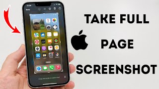 How To Take Full Page Screenshot On iPhone  Full Guide [upl. by Eiuol895]