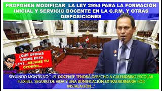 😱🔴Proponen seguro de vidabonificación de instalación y flexibilidad en el horario para docentes [upl. by Nythsa245]