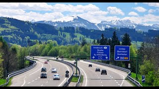 amazing Alps  POV of driving a truck through Austria in the mountains [upl. by Ayiotal]