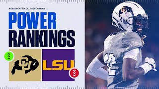 College Football Power Rankings Week 10 Colorado INTO TOP 25 Alabama ahead of 2 undefeated teams [upl. by Alexander]