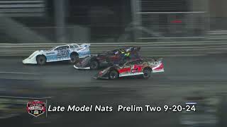 Late Model Knoxville Nationals Night 2 Highlights  September 20 2024 [upl. by Prader]