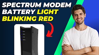 Spectrum Modem Battery Light Blinking Red  Troubleshooting Guide [upl. by Yenreit]