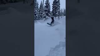 Rome Ravine in POW whistler snowboarding [upl. by Olraced]