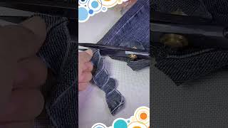 Cómo desmechar correctamente la bota de tus jeans  Ideas de manualidades fáciles de hacer  DIY [upl. by Remington]