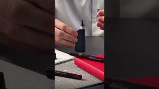 Rotring isograph 😊 correct way to refill youtubeshorts viral fountainpen [upl. by Aticilef]