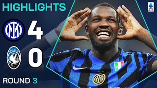 INTERATALANTA 40  HIGHLIGHTS  Thuram nets brace in San Siro goalfest  Serie A 202425 [upl. by Meehan]