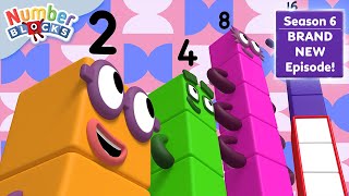 🔴🟡🔴 The Pattern of patterns  Season 6 Full Episode 15 ⭐ Learn to Count  Numberblocks [upl. by Dearborn736]