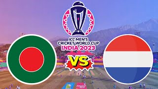 বাংলাদেশ বনাম নেদারল্যান্ড 28তম ম্যাচ লাইভ  Bangladesh vs Netherlands Live  BAN vs NED Live [upl. by Judi]