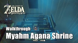 Zelda Breath of the Wild Myahm Agana Shrine Location Myahm Agana Apparatus Walkthrough [upl. by Kylila]