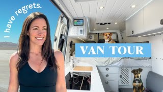 Van TOUR amp biggest REGRETS after 5 YEARS on the Road FULL TIME LUXURY 144 4x4 Sprinter [upl. by Devinna]