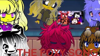 Fnaf 1 reacts to foxy song gacha life fnaf [upl. by Schulman565]