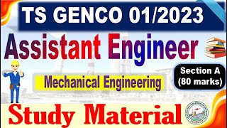 TS GENCO AE Mechanical Section A Study material for all Mechanical aspirants by SRINIVASMech [upl. by Nolasba192]