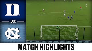 Duke vs North Carolina Match Highlights  2024 ACC Womens Soccer [upl. by Uah457]