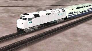 MSTS Metrolink F40PH2C Blank Scheme [upl. by Hcire]