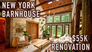 55k Upstate New York Barn Renovation  The Hunter Barnhouse [upl. by Drareg]