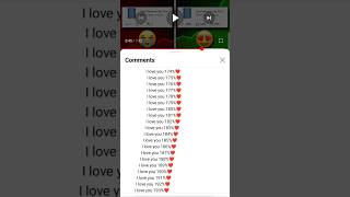 My subscriber comment heart song aji ghanta shortfeed heart hiphoppleasesubscribe [upl. by Draillih]