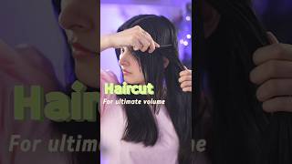 Haircut Tutorial💇‍♀️ Doing This For Years Now😅Product Used glow guard hair serum mcosmeticsline [upl. by Signe890]