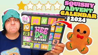 FRUSTRATING Viral Squishy Advent Calendar 2024 Needoh Unboxing [upl. by Gean]