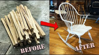 Windsor Chair Build I Went to School [upl. by Dorolice]